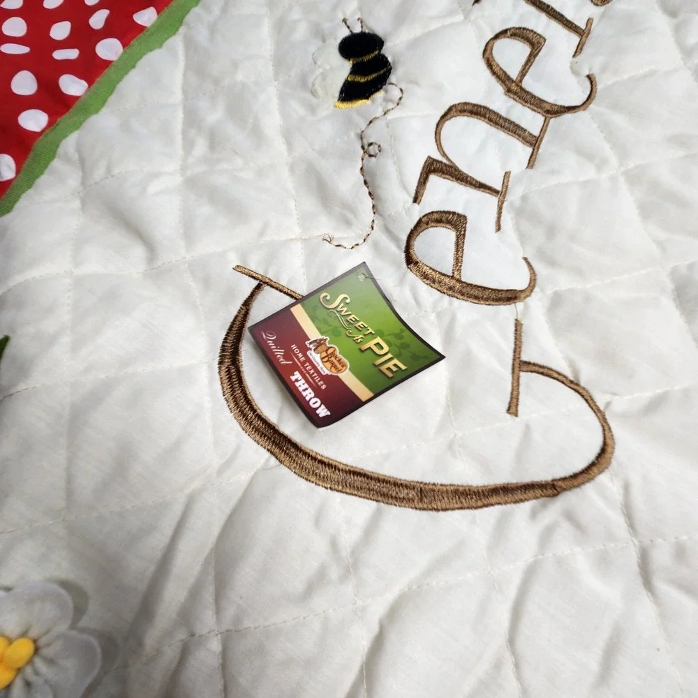 Cracker Barrel Quilted Blanket Family Tree Photograph Hanging Wall Quilt NEW